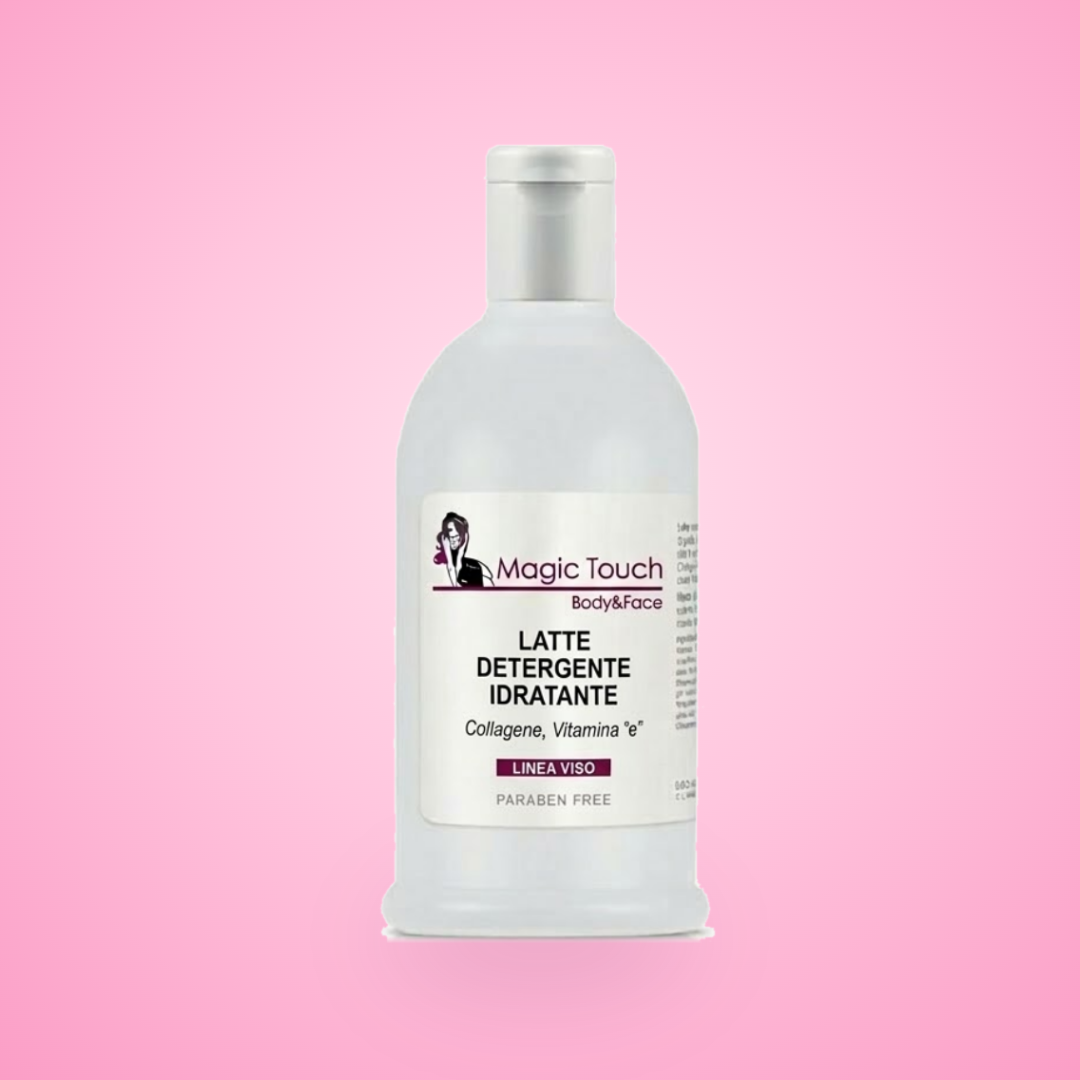 Latte Detergente Viso Idratante con Collagene e Vitamina E